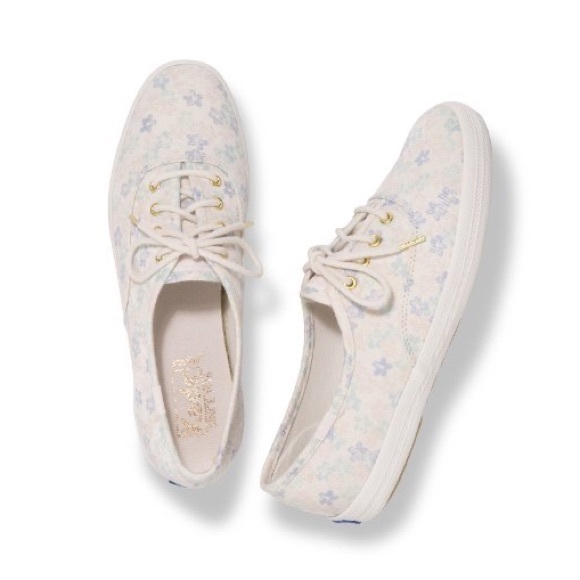 NWT Keds Champion Embroidered Floral Sneakers - Picture 1 of 10